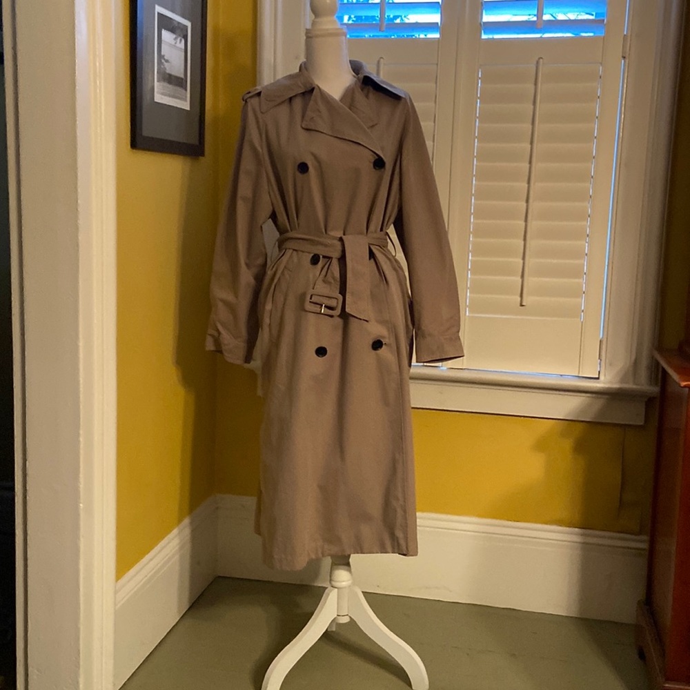Zara trench coat medium water resistant new with tags